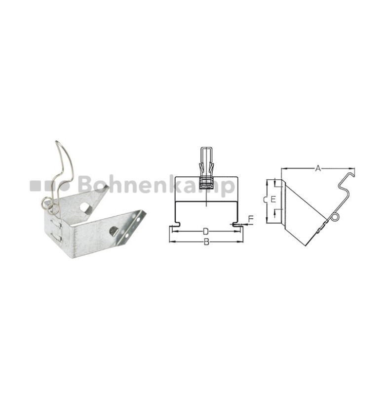 Hemmschuhhalter für Typ F53